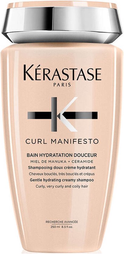 Kérastase Curl Manifesto Bain Hydratation Douceur Shampoo 250ml - Normale shampoo vrouwen - Voor Alle haartypes