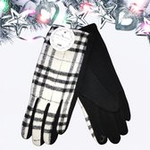 Winter handschoenen Classique van BellaBelga – zwart & wit