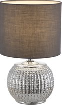 MLK - Tafellamp 7115 - 1 Lichts - 1x E14, max. 40W - Bruin / grijs