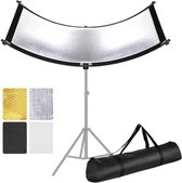 Aygo® Fotografie Reflectiescherm - Met Draagtas - Reflector - Accessoires - Reflectiefilter - Fotograferen - Fotostudio - Set - 155 x 61 cm