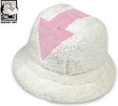 Appa Bucket hat festivalhoed knuffel hoed vissershoedje | roze