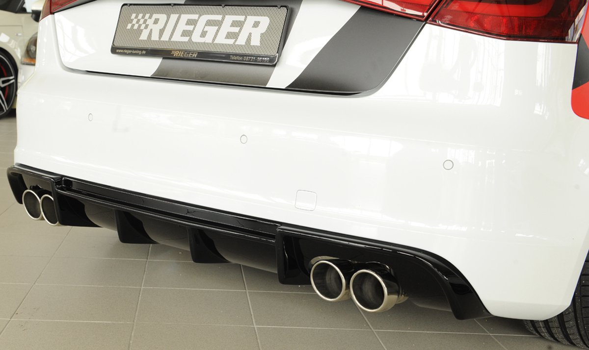 RIEGER - PERFORMANCE REAR DIFFUSER - AUDI S3 8V HATCH & SPORTBACK PRE ...