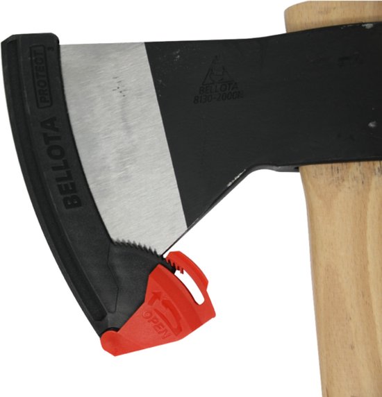 Bellota smeedstalen bijl met beukenhouten steel 400 gr. van Bellota — afbeelding 5