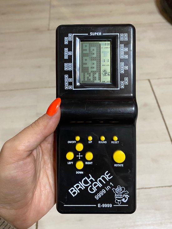 uitvinden kooi Vlucht Klassieke Handheld Game Machine Tetris Game Kids Game Console Speelgoed met  muziek... | bol.com