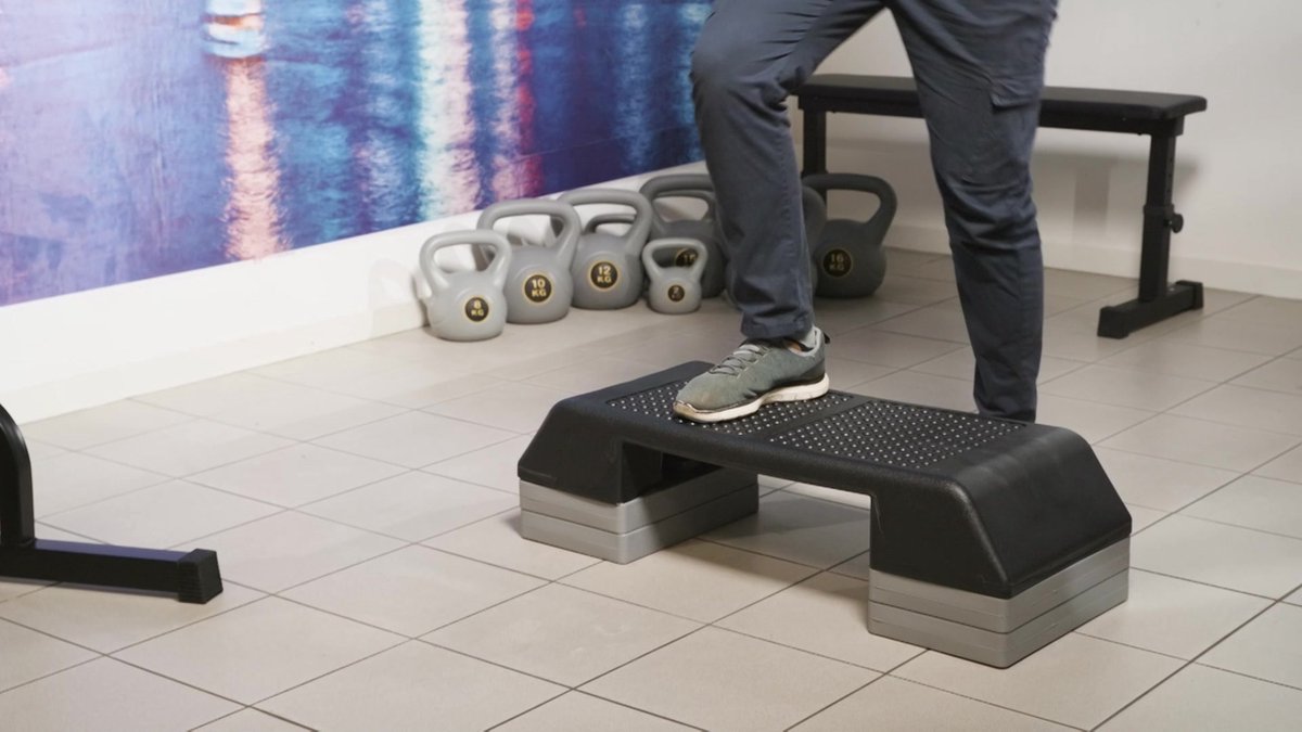 MaxxToys - Aerobic-stepper, 3-step-stepper, in hoogte verstelbaar van