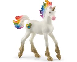 foto van schleich BAYALA - Regenboog Eenhoorn veulen - Unicorn Speelgoed - 70727