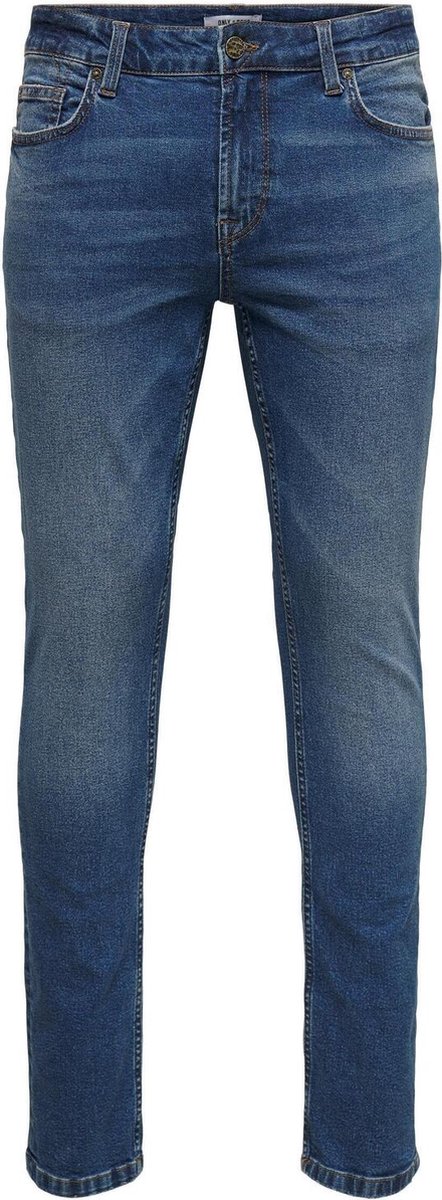 Only & Sons Jeans Onsloom Slim Blue Pk 0763 22020763 Blue Denim Mannen Maat - W34 X L32