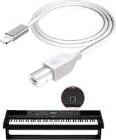 Piano Elektronische drum Midi Keyboard usb Type B OTG Kabel 1.5M voor iphone & ipad met 1 jaar garantie