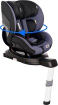 Lorelli Proxima 360° Autostoel - Isofix - Draaibaar - Blauw & Zwart - Autostoel groep 0/1