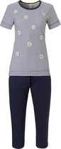 Rebelle - Daisy - Pyjamaset - Blauw/Wit - Maat 40