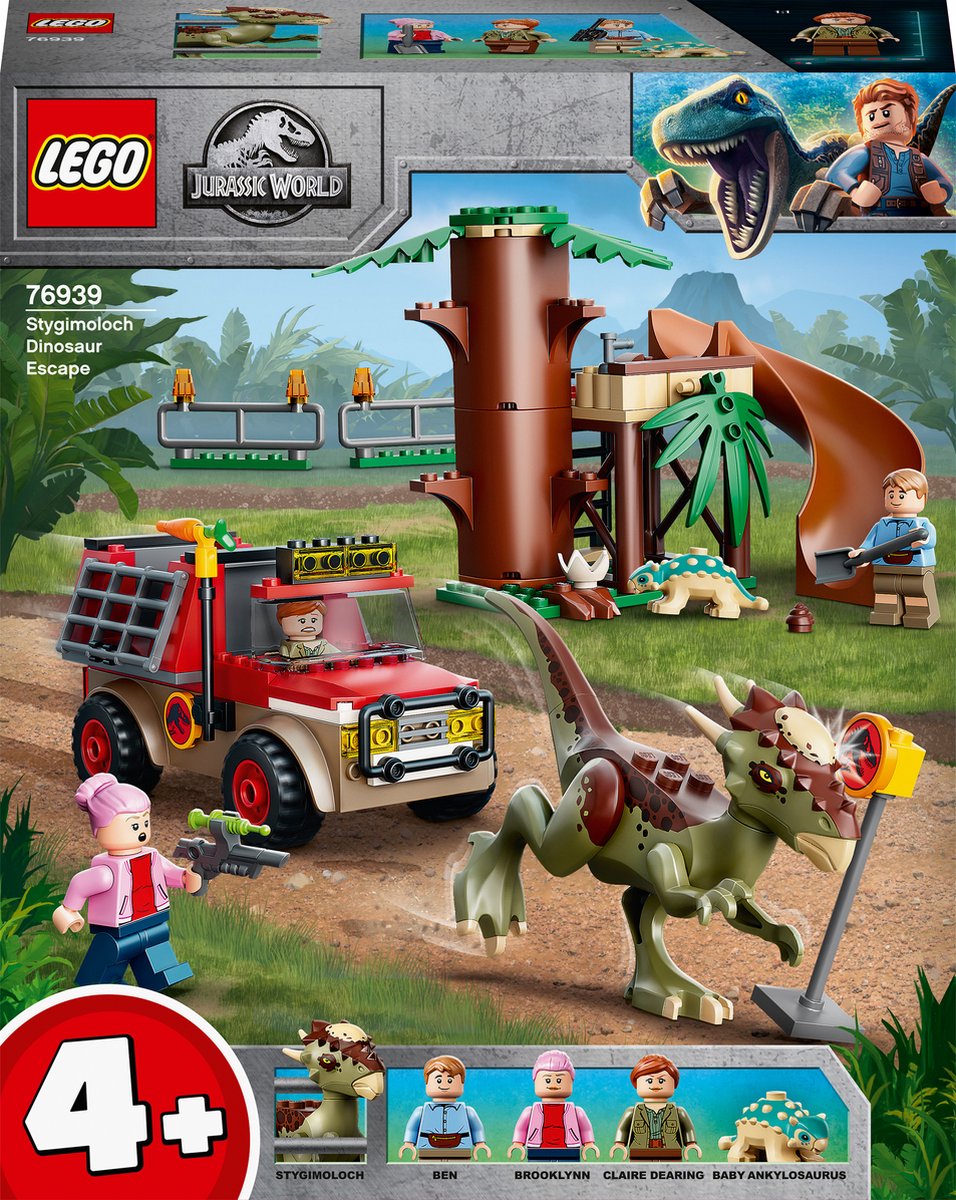 LEGO Jurassic World Stygimoloch Dinosaurus Ontsnapping - 76939 | bol