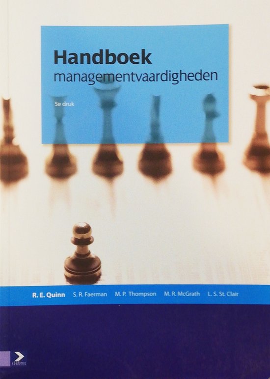 Cover van het boek 'Handboek managementvaardigheden / druk 5' van Robert Quinn
