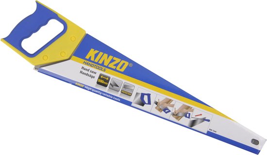 Handzaag Kinzo - 500mm - Geel/Blauw