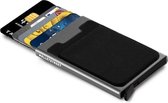 Walletstreet Uitschuifbare Pasjeshouder DS Plus - Walletstreet Aluminium Creditcardhouder Card Protector Anti-Skim/ RFID Card Protector 8 Pasjes – Grijs/Grey