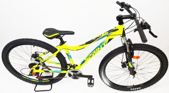 Sprint Hunter - Mountainbike 27.5 inch - Met 18 versnellingen - Geel - Framemaat: 48 cm - BK21SI0310 RS — afbeelding 3