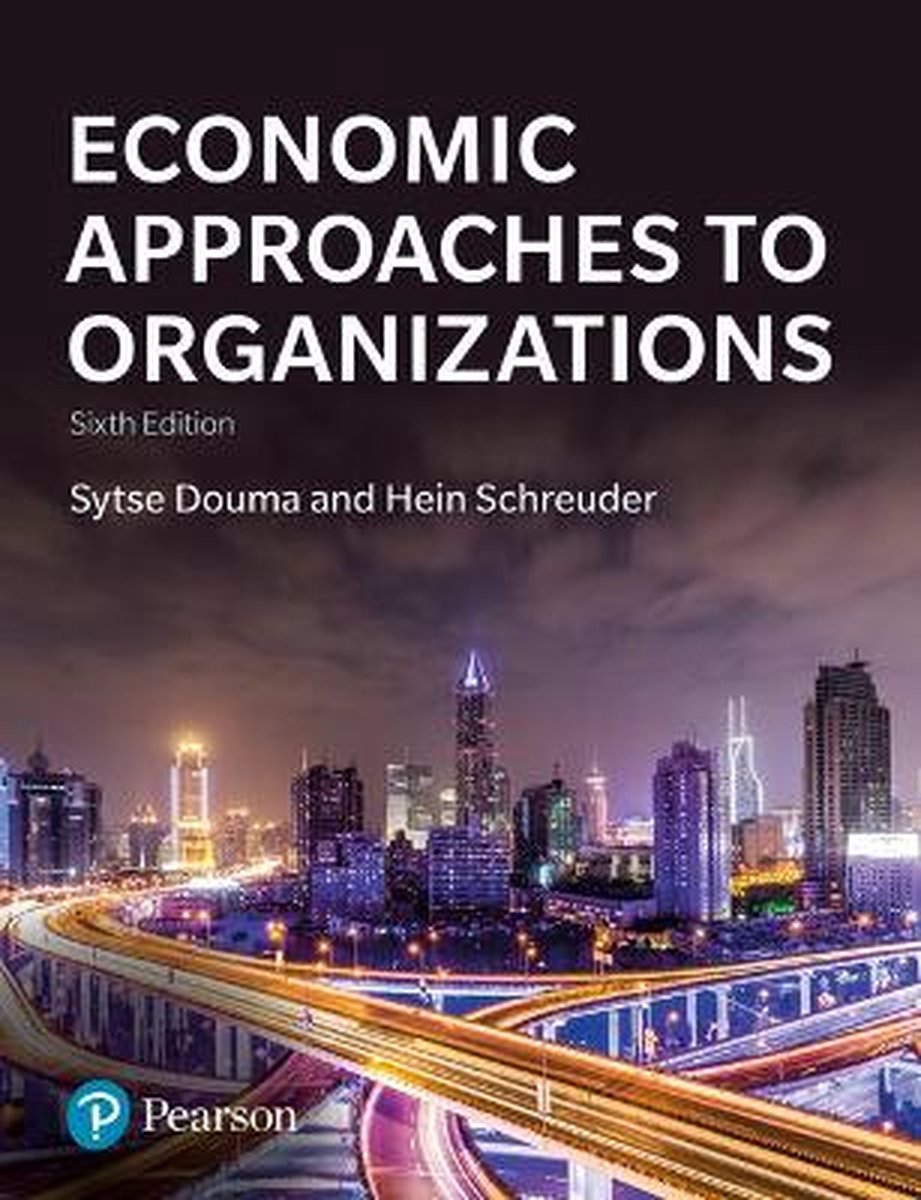 Economic Approaches to Organization - Sytse Douma