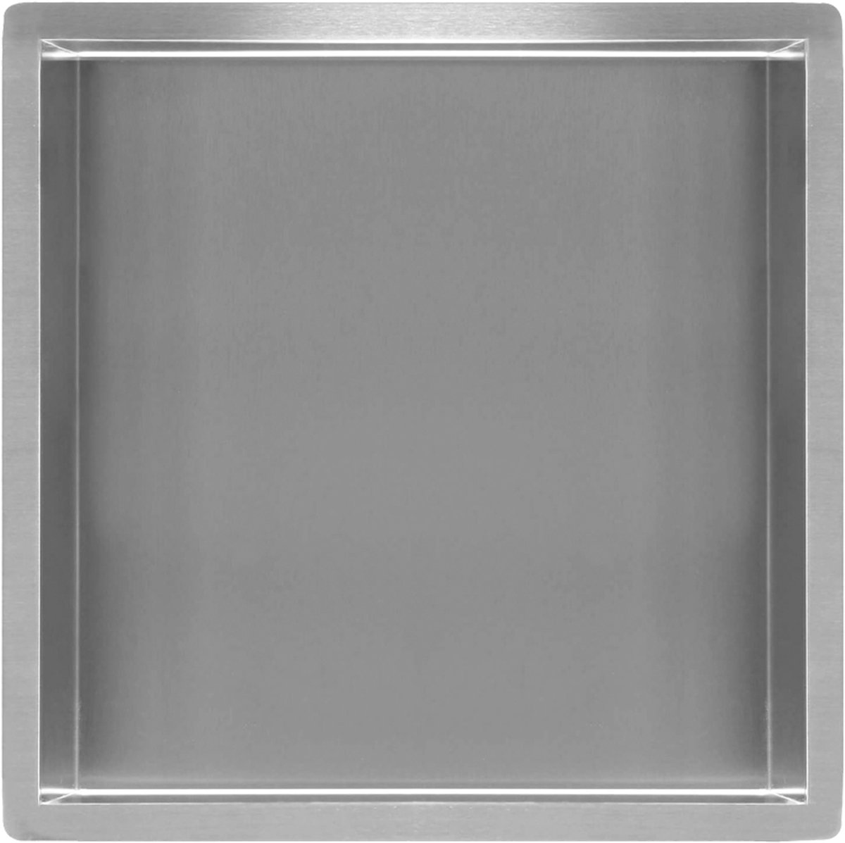 Klea Sunny Inbouwnis 30x30x7cm RVS Chroom