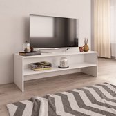 Decoways - Tv-meubel 120x40x40 cm spaanplaat wit