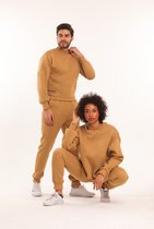 Amore Loungewear Set Man & Vrouw / 2 kostuums / Broek & Shirt / Camel / L