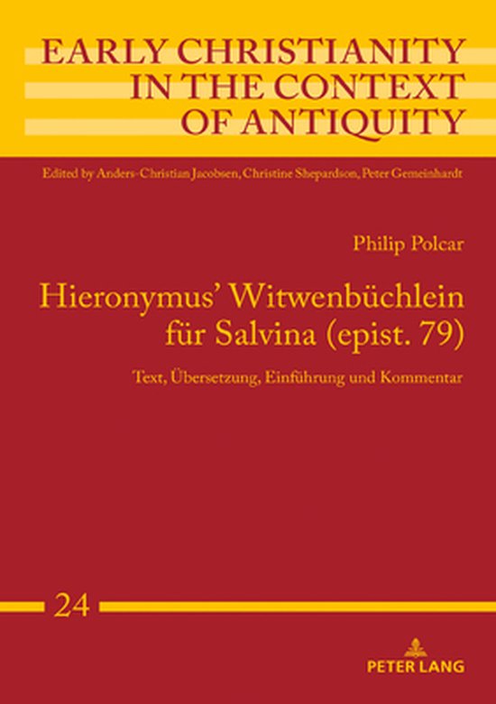 Early Christianity in the Context of Antiquity 24 - Hieronym ... - cover