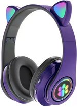 Wireless Headphones paars Cat ears