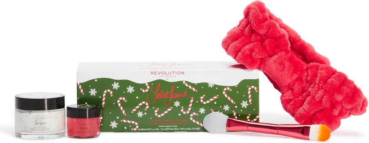 Revolution Skincare x Jake-Jamie Candy Cane Christmas Gift Set - Cadeau Set Gezichtsmaskers - Cadeauset - Kerst
