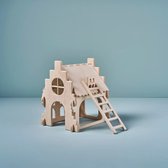 Entrepôt de Jouets en bois . Pour les enfants à partir de 3 ans. Fabriqué aux Nederland par Lovelties ! Une belle maison pour des heures de plaisir. Certifié CE.
