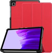 Samsung Tab A7 lite hoes Bookcase Rood - Hoes Samsung Galaxy Tab A7 lite hoesje Smart cover