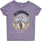 KIDS ONLY KMGLUCY FIT S/S PLANET TOP BOX JRS Meisjes T-shirt - Maat 116