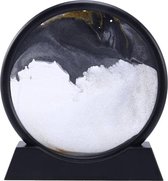 Maxium - Moving Sand Art - Hourglass - Sand Art In Glas - Dynamic - Relax and Relax - Maison ou Bureau - Bureau et Bureau - Décoration - 20 x 18 cm