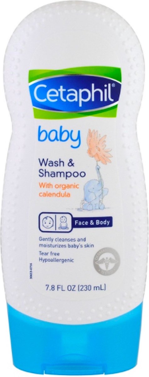 Cetaphil - Baby Wash & Shampoo with Organic Calendula - 230 ml