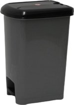 50 Liter rechthoek prullenbak pedaalemmer