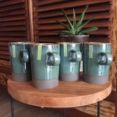 Grote theemokken set 4 stuks - grote mok - XL mok- theemok - robuuste mok
