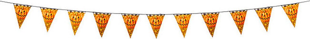 Carnival Toys Vlaggenlijn Halloween Pompoen 300 Cm Oranje