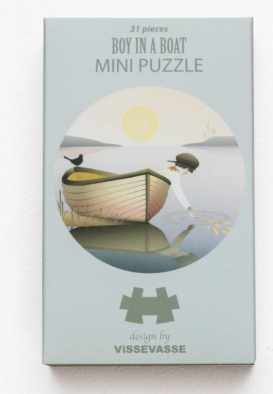 Afbeelding van het spel ViSSEVASSE Boy In A Boat - Mini Puzzle