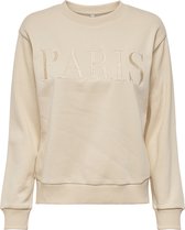 JdY JDYPARIS L/S  EMB SWEAT JRS Dames Trui - Maat XS