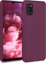 kwmobile telefoonhoesje voor Samsung Galaxy A31 - Hoesje voor smartphone - Back cover in bordeaux-violet
