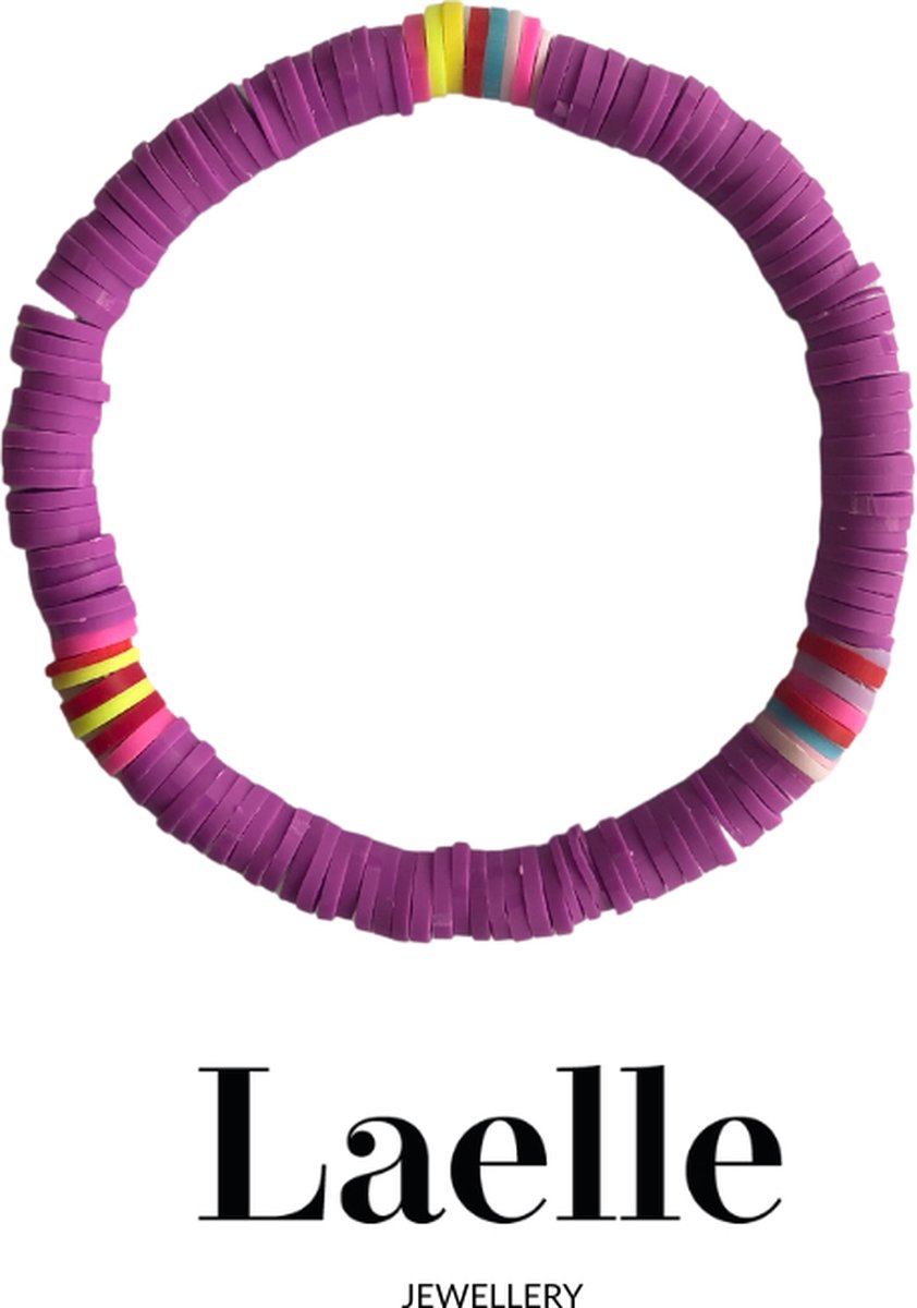 Surf Kralen Armband Paars - Kerst Cadeau