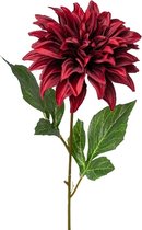 Brynxz - Kunstbloem Dahlia rood - Lengte ca. 55cm