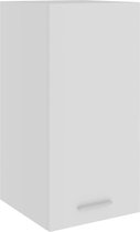 Decoways - Hangkast 29,5x31x60 cm spaanplaat wit