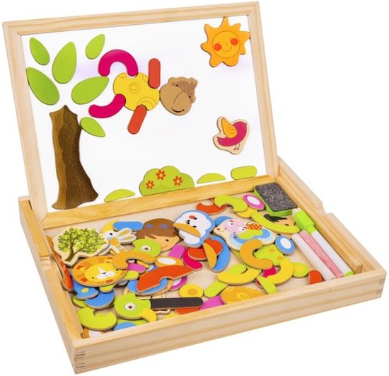 Magnetische houten puzzel voor kinderen | bol.com