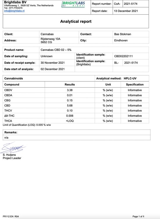 CBD olie 5% – 500mg -10ml met Biologische Hennepzaad olie Cannabas 02