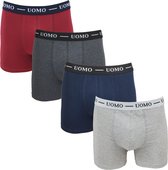 UOMO 4-Pack heren boxershorts assorti maat L