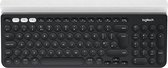 Logitech K780 Bluetooth QWERTY Engels Zwart, Wit toetsenbord