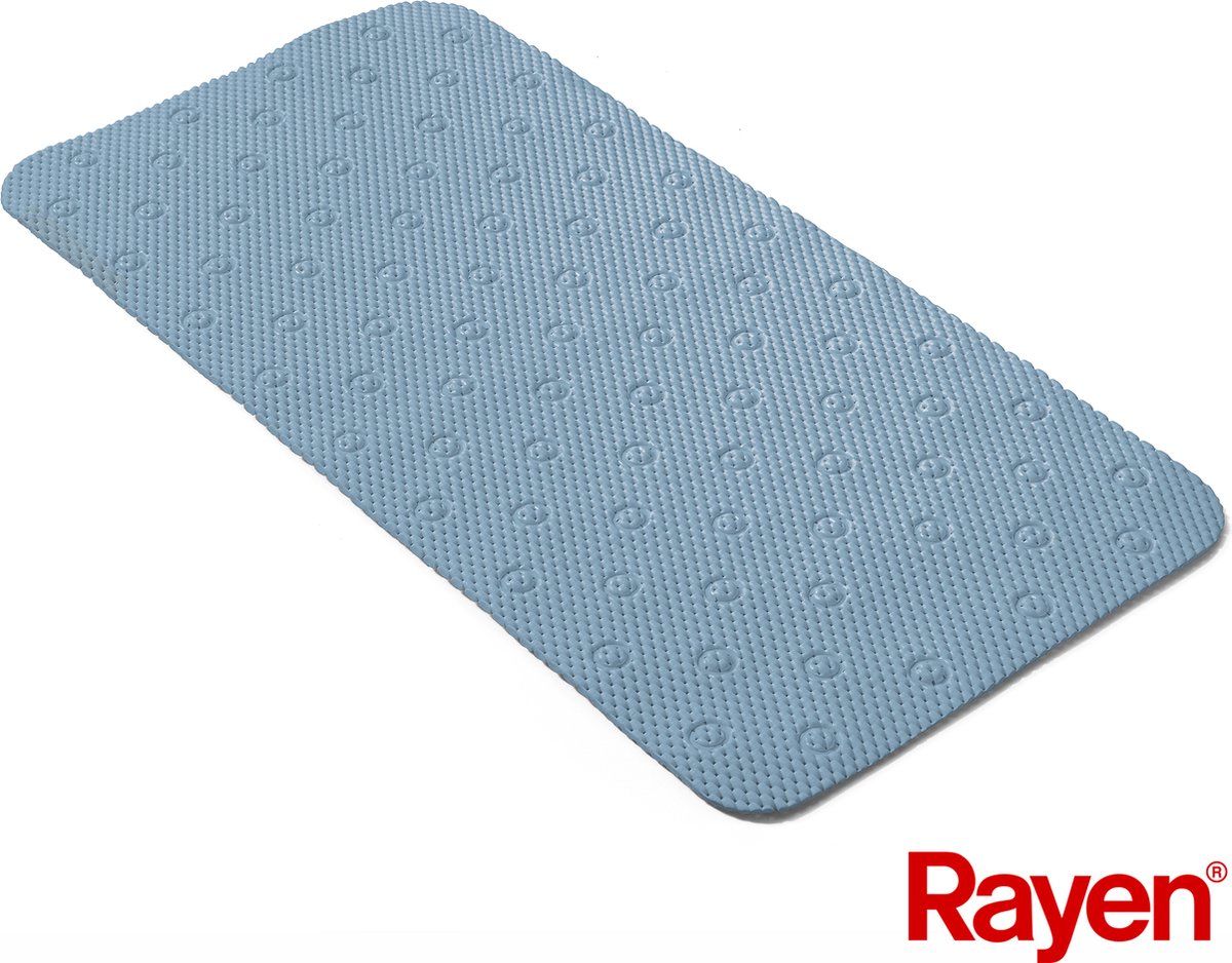 Rayen antislip badmat - 45 x 91 cm - Natuurlijk rubber - ophang oog