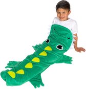 Stoere krokodil knuffel deken | Kinderen one Size deken