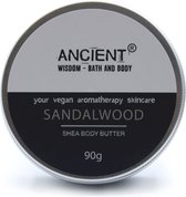 Vegan Aromatherapie Shea Butter Sandelhout - Body Butter - 90 gram - Plantaardige Lichaamsboter