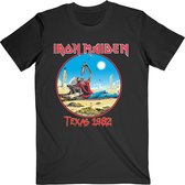 Iron Maiden Heren Tshirt -M- The Beast Tames Texas Zwart