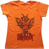 Slipknot - Winged Devil Dames T-shirt - 2XL - Oranje