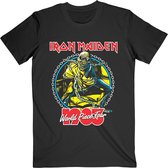 Iron Maiden - World Piece Tour '83 V.2. Heren T-shirt - M - Zwart